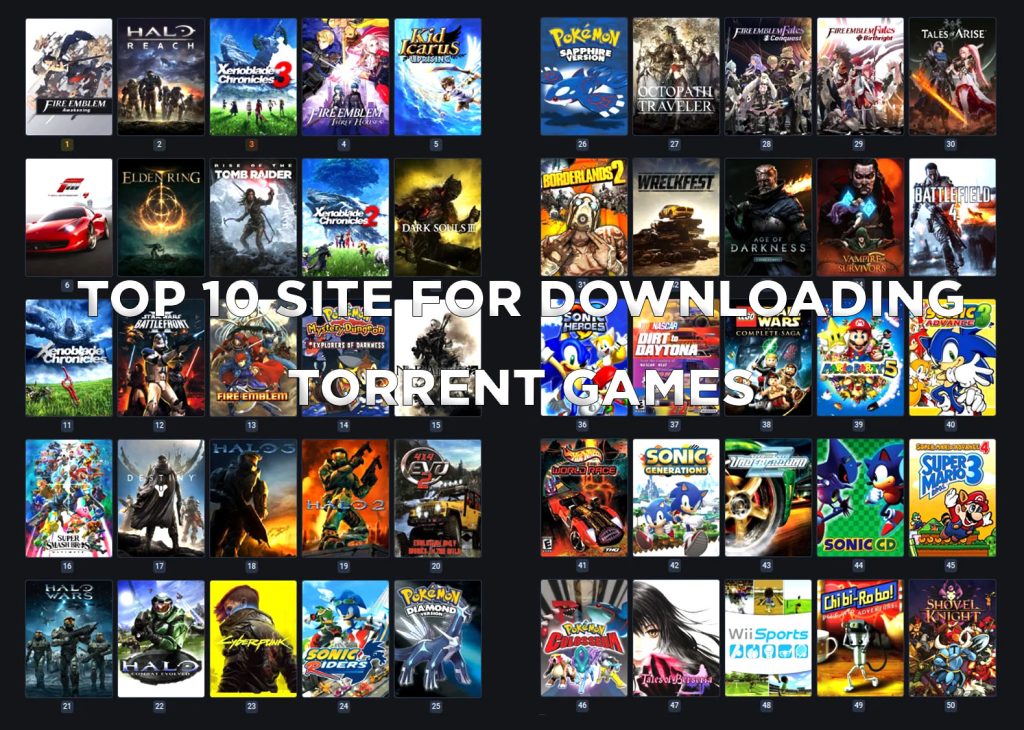 Top 10 Site For Downloading Torrent Games